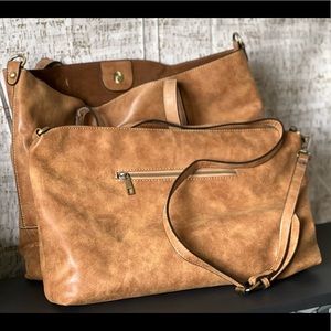 Joy Susan VEGAN PU LEATHER 3 in 1 Tote